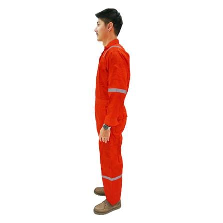ชุดช่างสะท้อนแสง PROSIRY SAFE SIZE M สีส้ม_2
