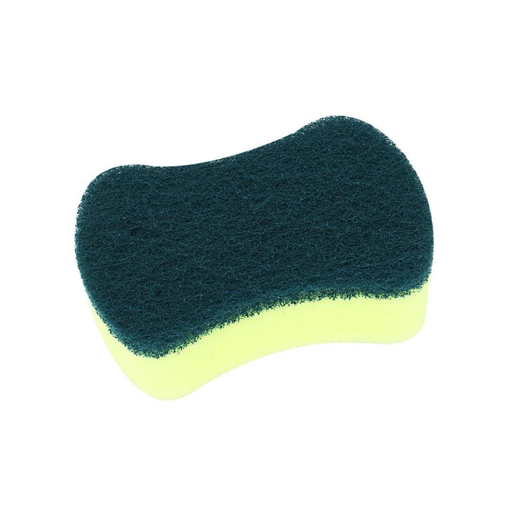 ฟองน้ำพร้อมใยขัด SCOTH-BRITE ANTIBACTERIAL 10x5นิ้ว 2แถม1 สีน้ำเงิน