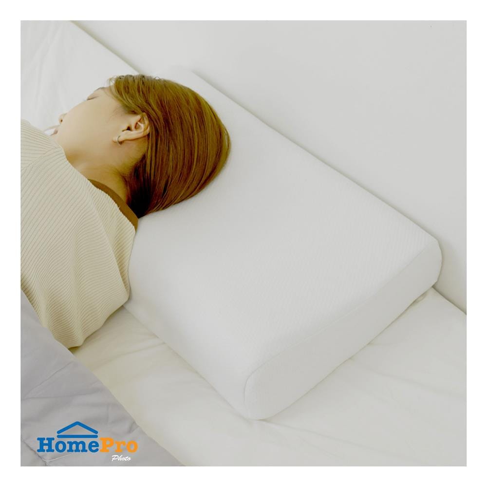 หมอนสุขภาพ ยางพารา HOME LIVING STYLE BELIN 15x23 นิ้ว สีขาว