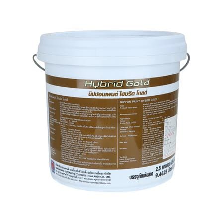 สีน้ำทาภายใน NIPPON PAINT HYBRID GOLD PEARL WHITE 2.5 แกลลอน_1