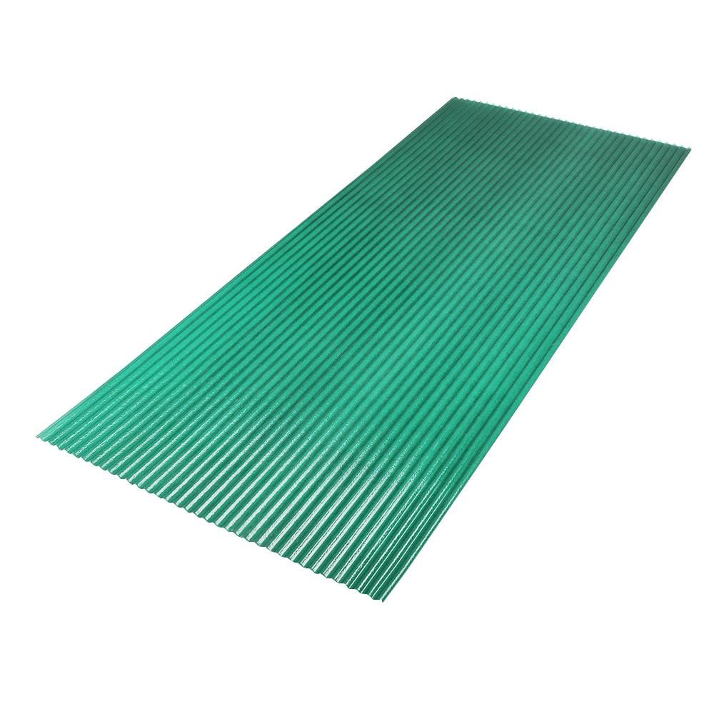 แผ่นโพลีคาร์บอเนต ลอนเล็ก SUNSHIELD 13 มม. 1.03X2.4 ม. สีเขียว