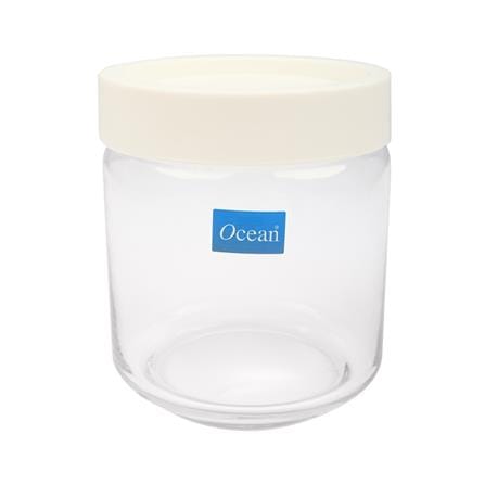 ขวดโหลแก้วฝาดึง OCEAN POP JAR 0.5 ลิตร สีขาว_0