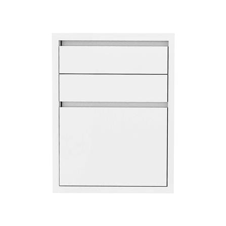 ตู้ลิ้นชัก 3 ชั้น CABIN HI-GLOSS 54.6x65 ซม. สีขาว_0