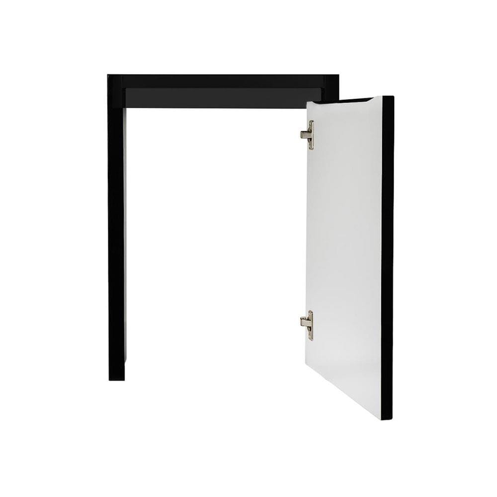 บานถังแก๊ส CABIN HI-GLOSS 54.5X73 ซม. สีดำ