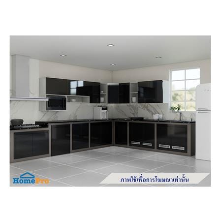 บานถังแก๊ส CABIN HI-GLOSS 54.5X73 ซม. สีดำ_3