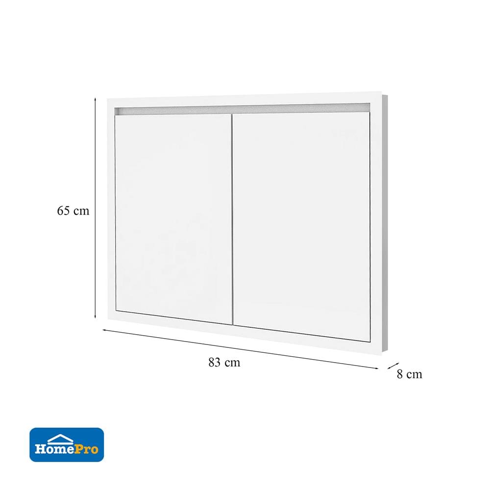 บานซิงค์คู่ CABIN HI-GLOSS 83x65 ซม. สีขาว