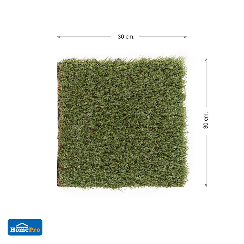 ทางเท้าหญ้ามะนิลาเทียม SPRING 30X30 ซม. สีเขียว