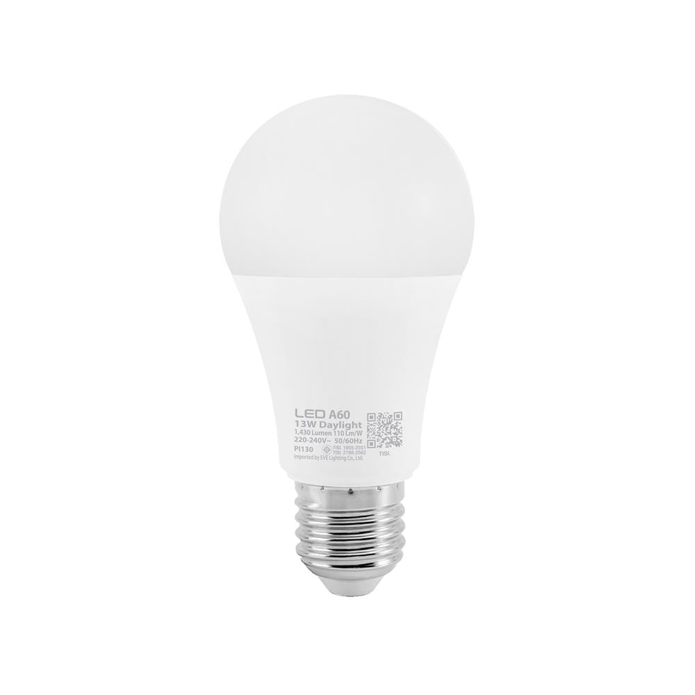หลอด LED EVE A60 13 วัตด์ DAYLIGHT E27