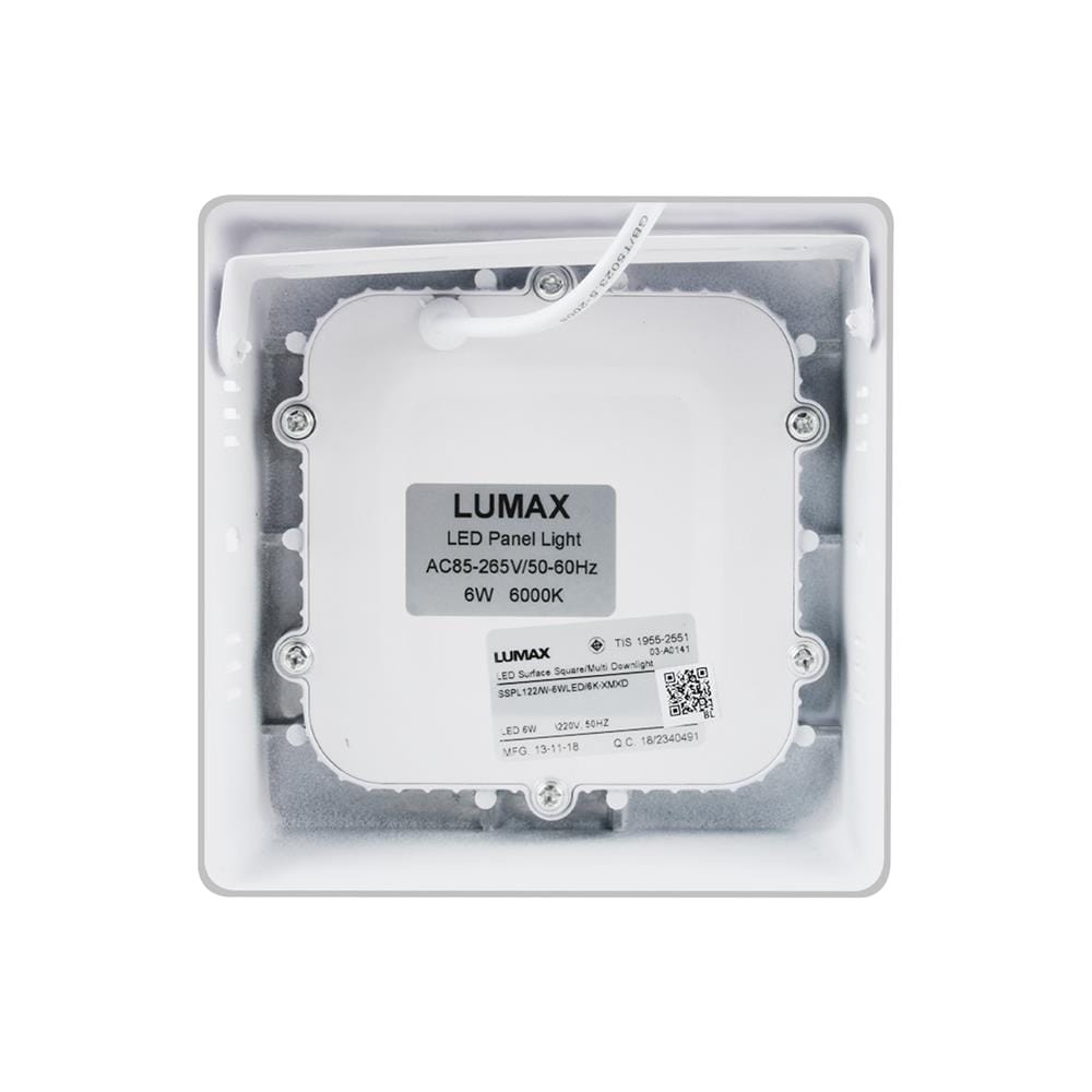 ดาวน์ไลท์ LED L&E SSPL122/W 5 นิ้ว 6 วัตต์ LED DAYLIGHT สีขาว