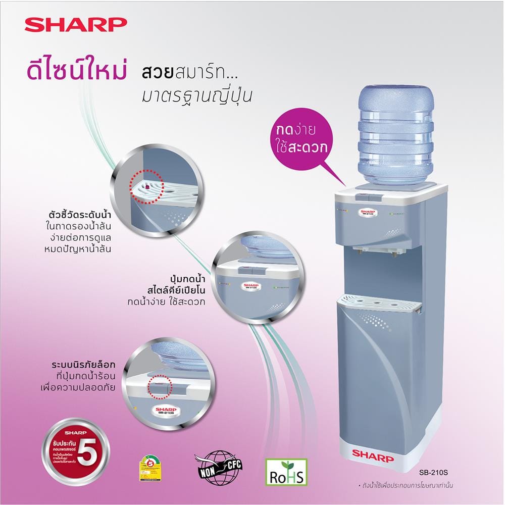 ตู้น้ำดื่ม SHARP SB-210S