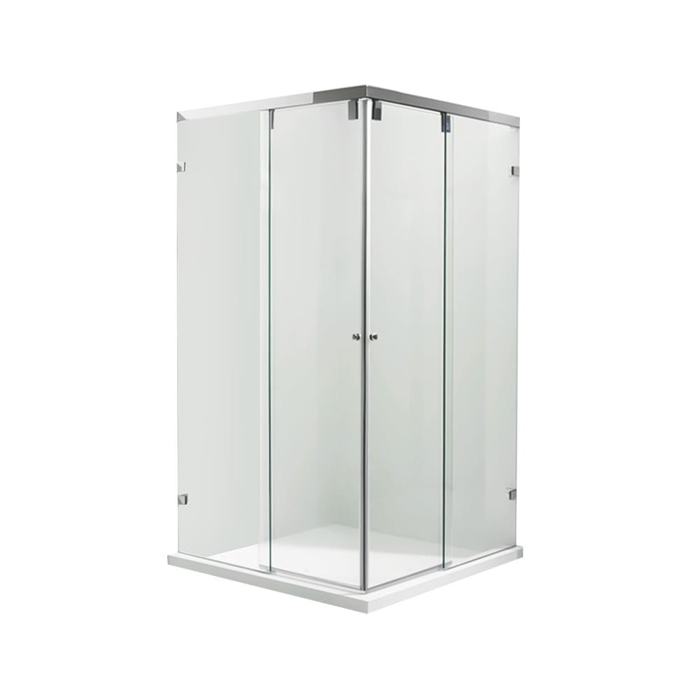 ฉากกั้นอาบน้ำ CRISTINA CRYSTAL CLEAR CORNER 90X90 ซม.