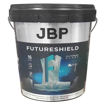 สีน้ำทาภายนอก ชนิดเนียน JBP FUTURESHIELD BASE B สีขาว 2.5 แกลลอน_0