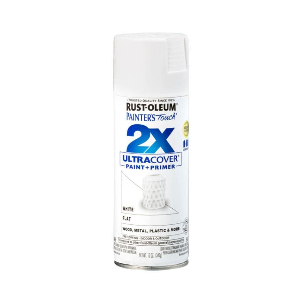 สีสเปรย์ RUST-OLEUM 2X 9126 FALT WHITE