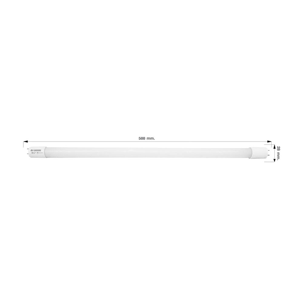 หลอด LED สั้น NAGAS T8 TUBE GLASS 9 วัตต์ DAYLIGHT G13