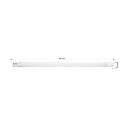 หลอด LED สั้น NAGAS T8 TUBE GLASS 9 วัตต์ DAYLIGHT G13_3