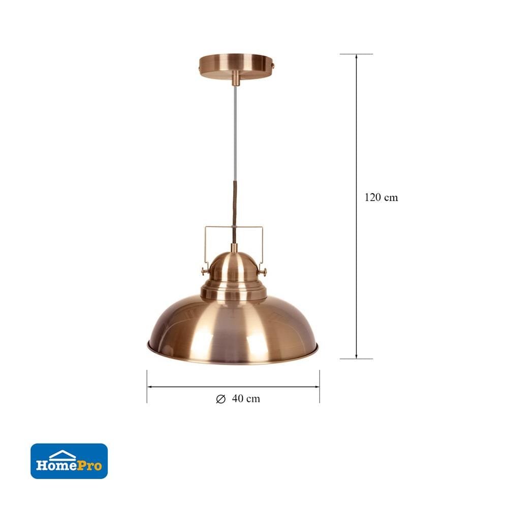 ไฟช่อ CARINI H9474-1LRC สีทองแดง 1 หัว