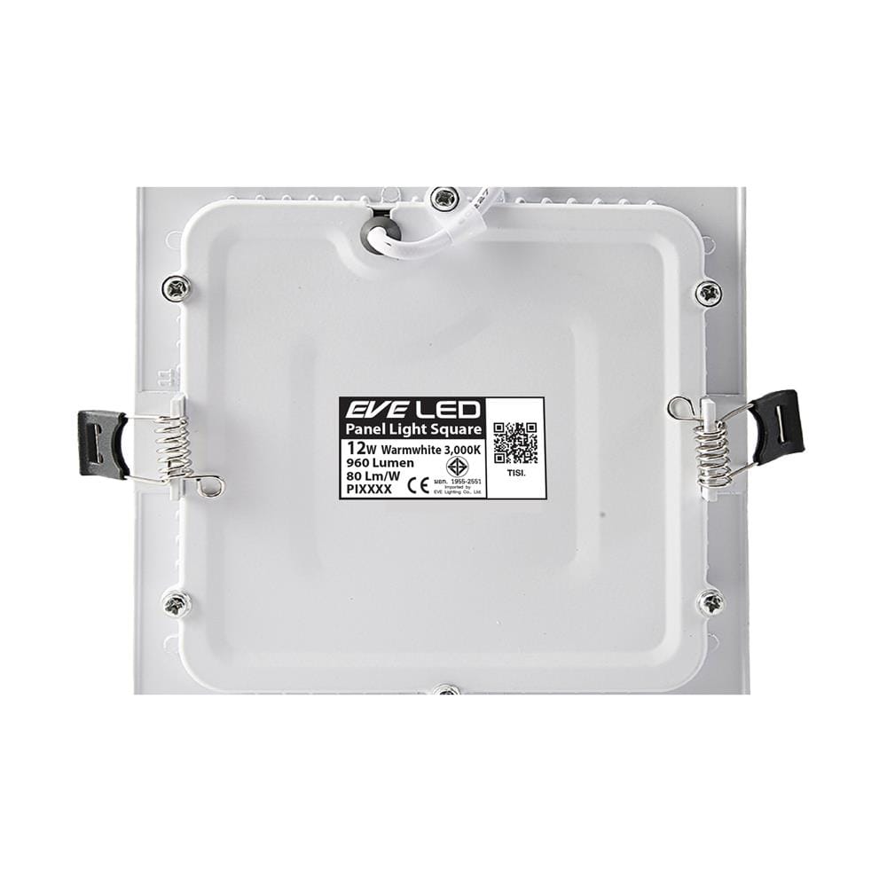 ดาวน์ไลท์ LED EVE PANEL SQUARE LED 5 นิ้ว 12 วัตต์ WARM WHITE สีขาว