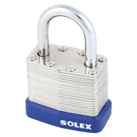 กุญแจสปริง SOLEX LAMINATED 40 มม. สีสเตนเลส_0