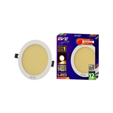 ดาวน์ไลท์ LED EVE PANEL CIRCLE LED 5 นิ้ว 12 วัตต์ WARM WHITE สีขาว_4