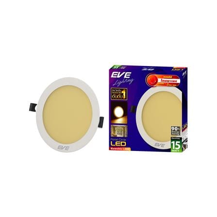 ดาวน์ไลท์ LED EVE PANEL CIRCLE LED 6 นิ้ว 15 วัตต์ WARM WHITE สีขาว_4