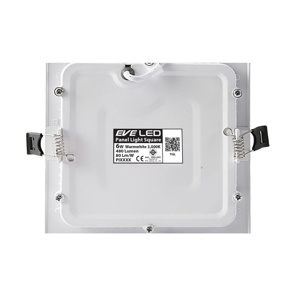 ดาวน์ไลท์ LED EVE PANEL 3 นิ้ว 6 วัตต์ WARM WHITE สีขาว