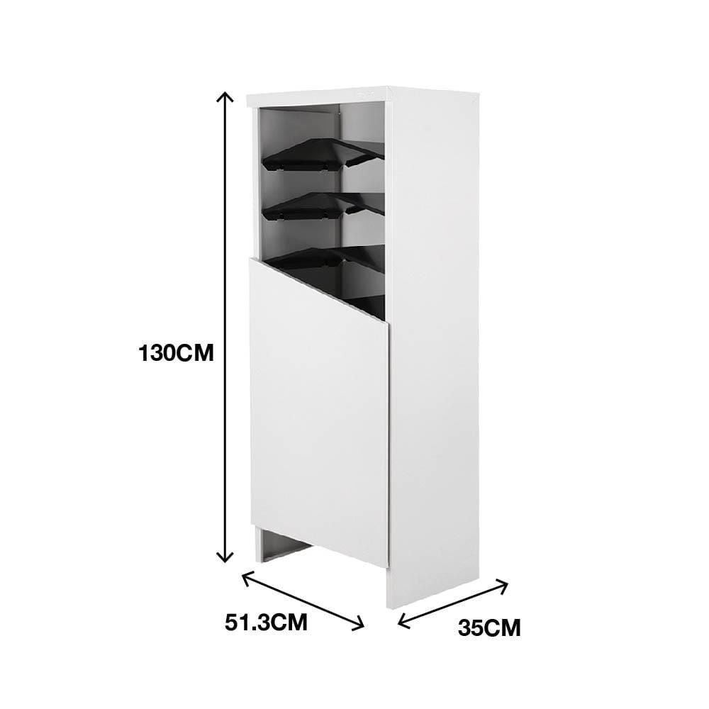 ตู้วางรองเท้า KIOSK AN-01 สีขาว/ดำ
