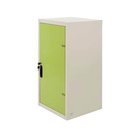 ตู้เหล็กบานเปิดทึบ KIOSK UDB-1 สีขาว/เขียว_3