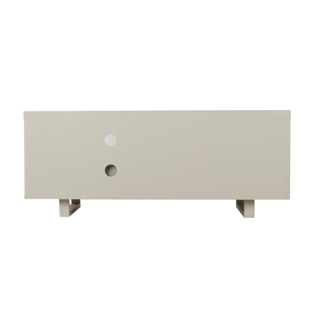 ตู้วางทีวี KIOSK LT-002 BL 132 ซม. สีขาว/ดำ