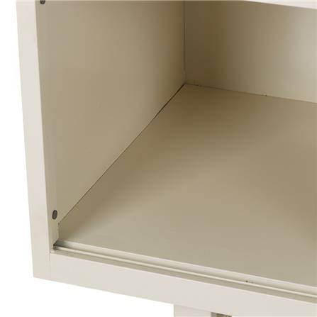 ตู้วางทีวี KIOSK LT-002 BL 132 ซม. สีขาว/ดำ_5