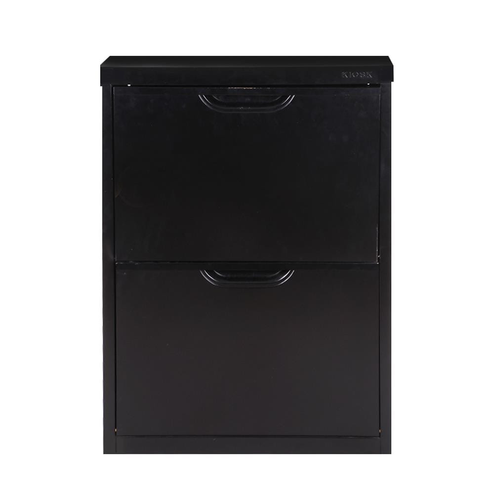 ตู้เหล็กบานเปิดทึบ KIOSK SW-102 60 ซม. สีดำ