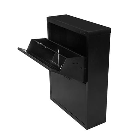 ตู้เหล็กบานเปิดทึบ KIOSK SW-102 60 ซม. สีดำ_2