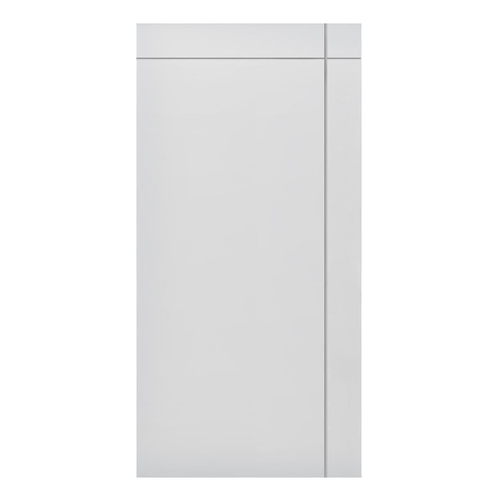 ประตู UPVC ไม่เจาะลูกบิด PARAZZO ED บานทึบ 100X200 ซม. สีขาว