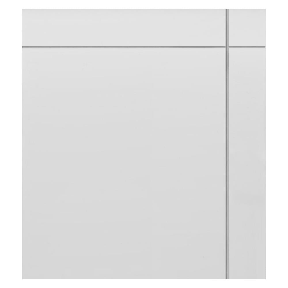 ประตู UPVC ไม่เจาะลูกบิด PARAZZO ED บานทึบ 100X200 ซม. สีขาว