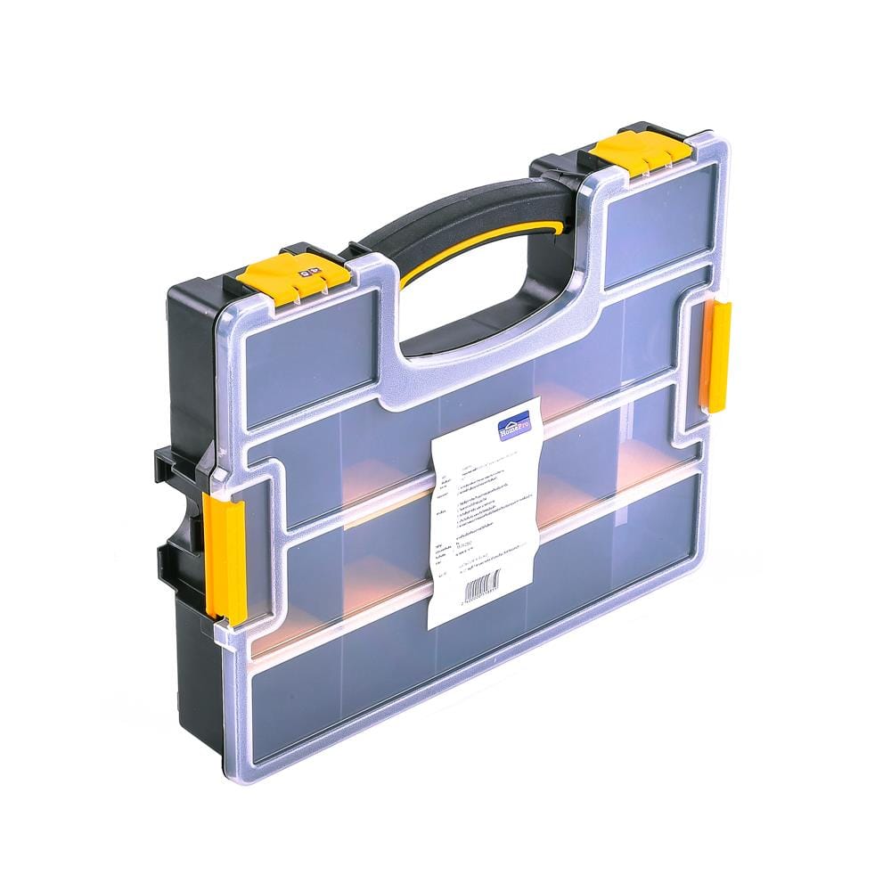 กล่องพลาสติก DIY MATALL HL30139 14 นิ้ว สีดำ-เหลือง