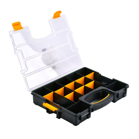 กล่องพลาสติก DIY MATALL HL30139 14 นิ้ว สีดำ-เหลือง_3