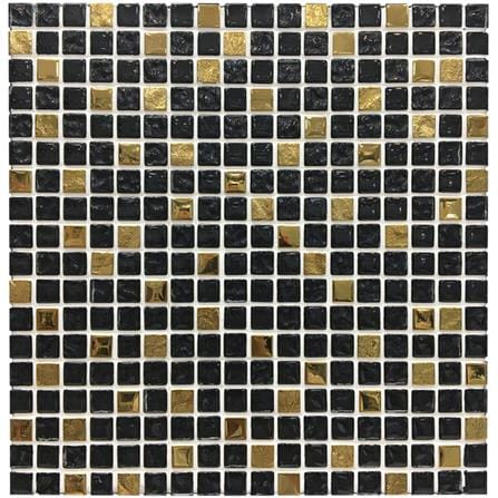 โมเสคแก้ว 30x30 ซม. โบนันซ่า ทอง 1_0