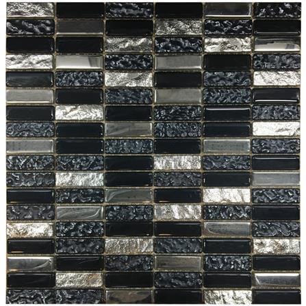 โมเสคแก้ว 30x30 ซม. GLASCERA โบนันซ่า เงิน 5_0