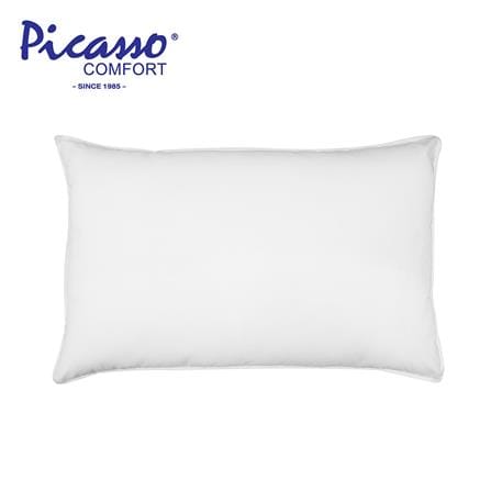 หมอนหนุน ใยสังเคราะห์ PICASSO MIRACULOUS GREEN 19x29 นิ้ว สีขาว_0