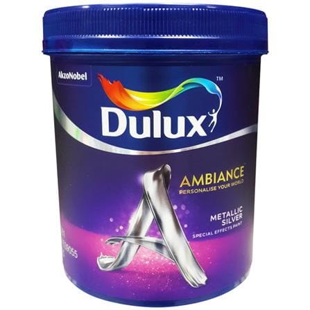สีเท็กเจอร์ DULUX AMBIANCE METALIC SILVER 1 ลิตร_0