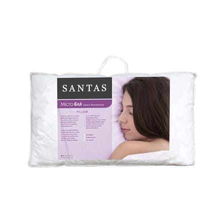 หมอนหนุน ใยสังเคราะห์ SANTAS MICROGEL FIRM 19x29 นิ้ว สีขาว_2