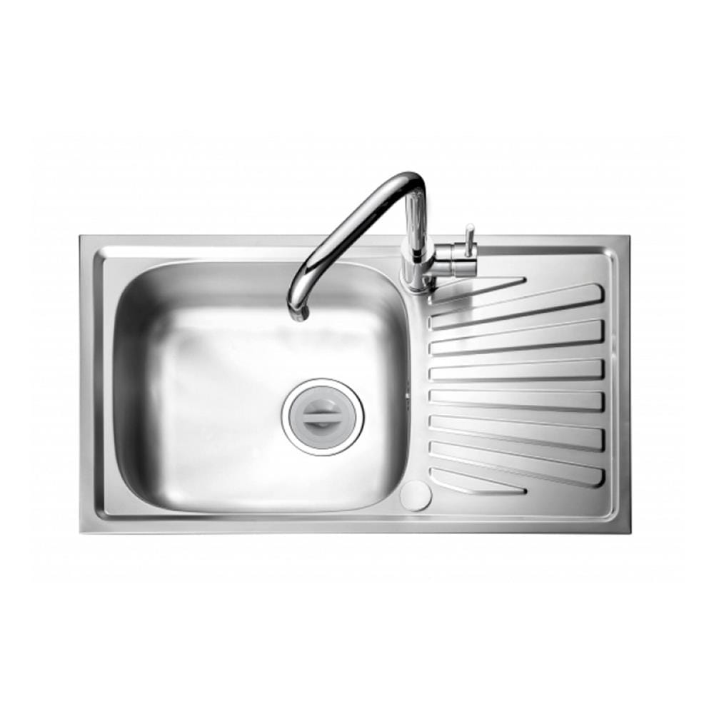 BUILT-IN SINK MEX DL75MN 1B1D STAINLESS STEEL