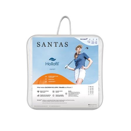 ไส้ผ้านวม SANTAS HOLLOFIL 100X90 นิ้ว สีขาว_2