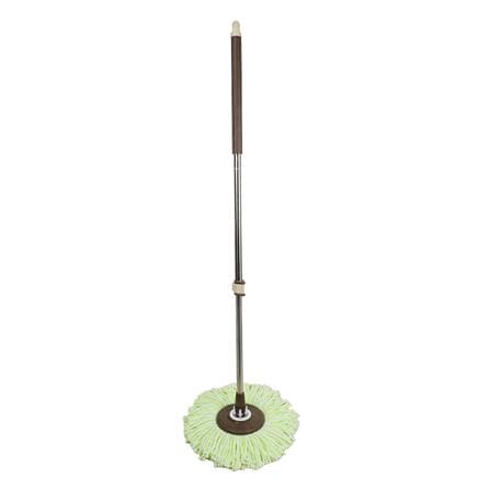 ชุดอุปกรณ์ถังปั่นพร้อมไม้ม็อบ POWER GREEN AIR SHIP สีน้ำตาล_1