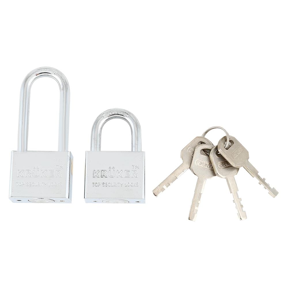 กุญแจคีย์อะไลก์ KRUKER 40 มม. สีสเตนเลส (4 ตัว/ชุด)