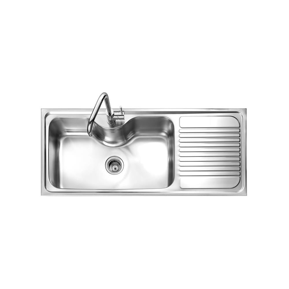 BUILT-IN SINK MEX SUMO3BL 1B1D STAINLESS STEEL