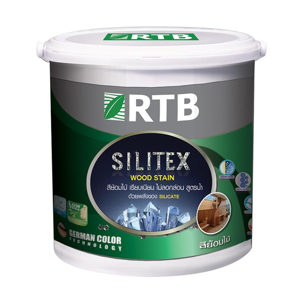 สีย้อมไม้ SILITEX WOOD STAIN 202 สีมะฮอกกานี 1 แกลลอน
