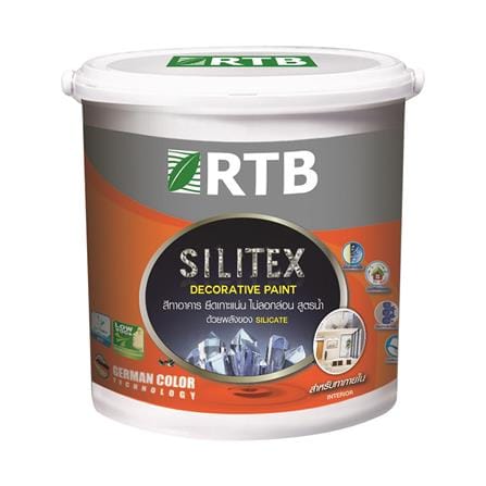 สีน้ำทาภายใน ชนิดด้าน RTB SILITEX BASE A 1 แกลลอน