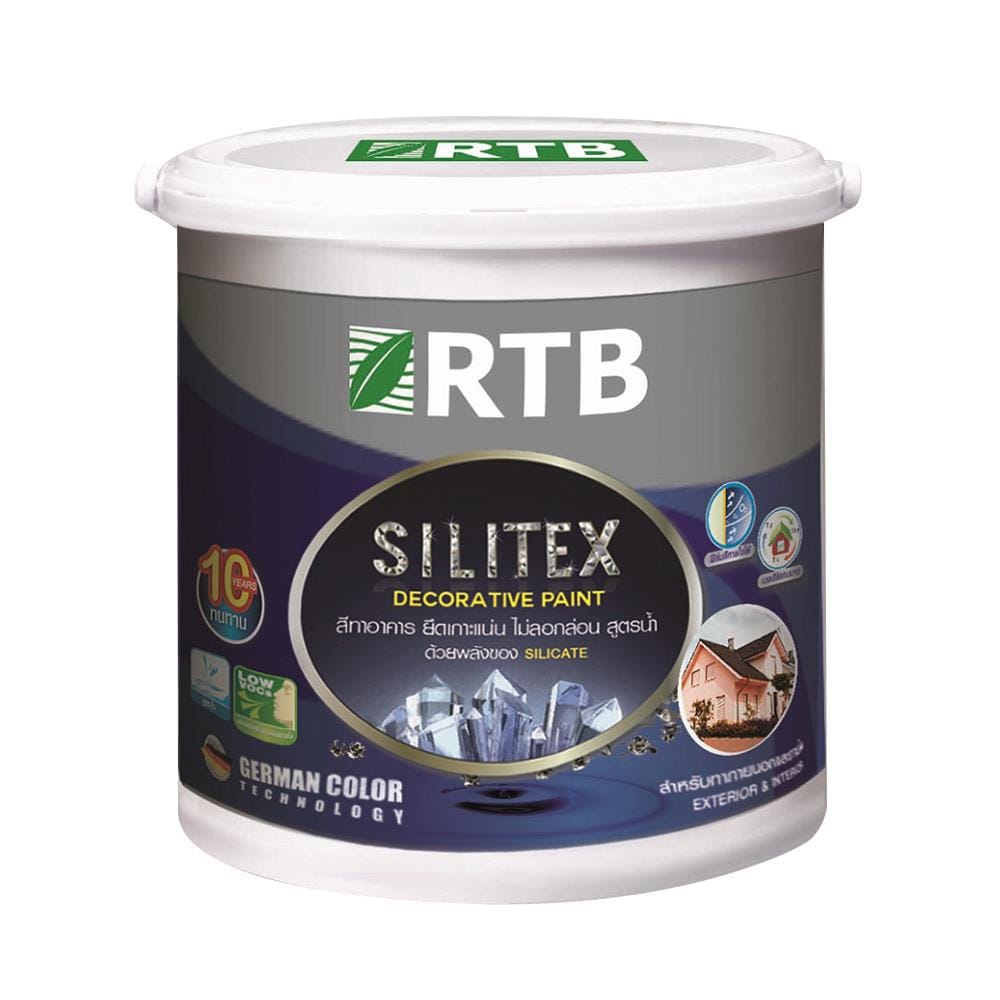 สีน้ำทาภายนอก ชนิดเนียน RTB SILITEX BASE A 1 แกลลอน