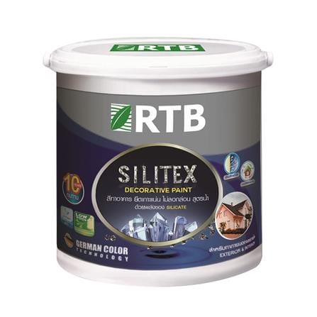 สีน้ำทาภายนอก ชนิดเนียน RTB SILITEX BASE A 1 แกลลอน_0