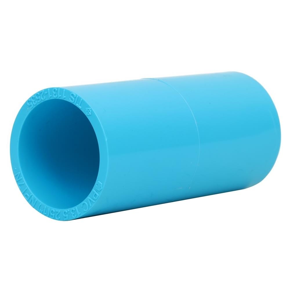 ข้อต่อตรง-หนา SCG 1 นิ้ว สีฟ้า